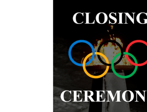 CLOSING OLYMPIC CEREMONY MUST BE RESPECTFUL