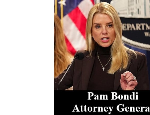 SET TO WORK WITH ATTORNEY GEN. PAM BONDI