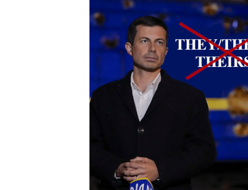 BUTTIGIEG FLEES WORLD OF THEY/THEM/THEIRS